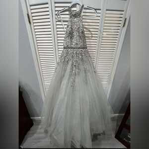 Grey Prom/Quince Dress